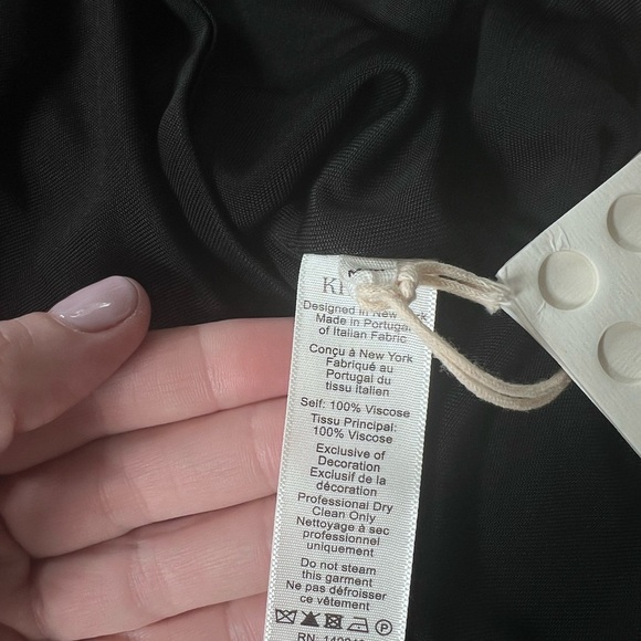 KHAITE The Janelle Bodysuit in Black jersey SZ M BNWT never worn - Picture 10 of 15